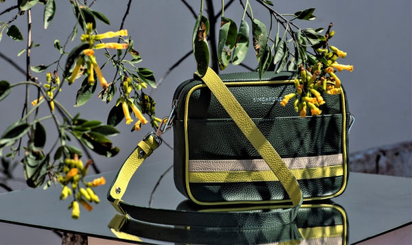 Malay Crossbody Green Carla Busso Handbags