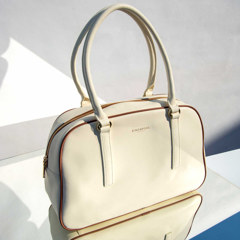Ivory Maxi Bag Carla Busso Handbags
